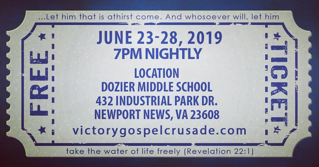2019 Old Site – The Victory Gospel Crusade